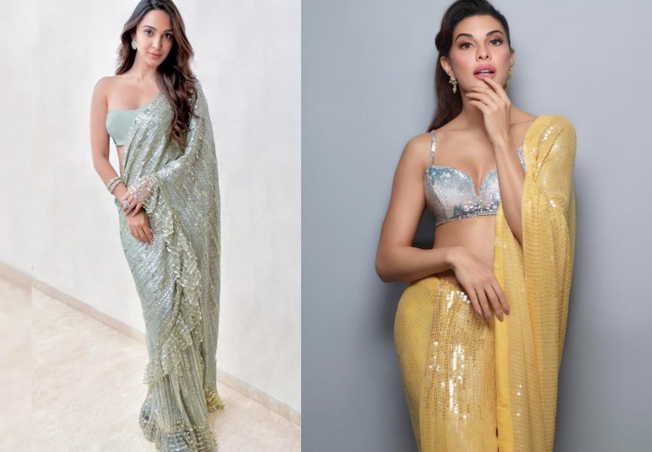 glamorous designer saree